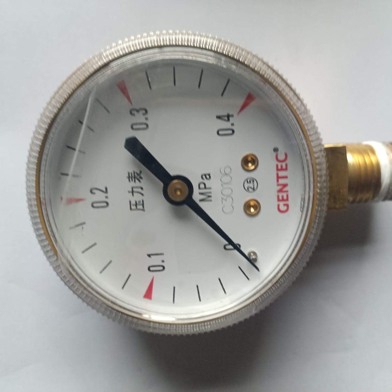 捷锐全铜压力表仪器仪表各种量程 定制压力表0.1mpa1/2